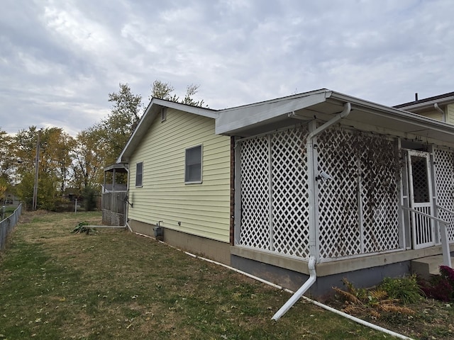 view of side of property