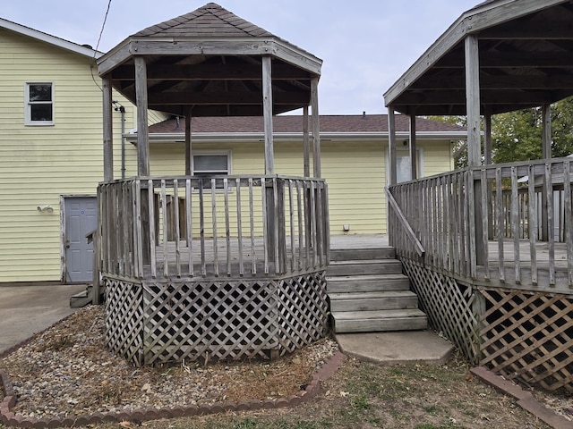 view of deck