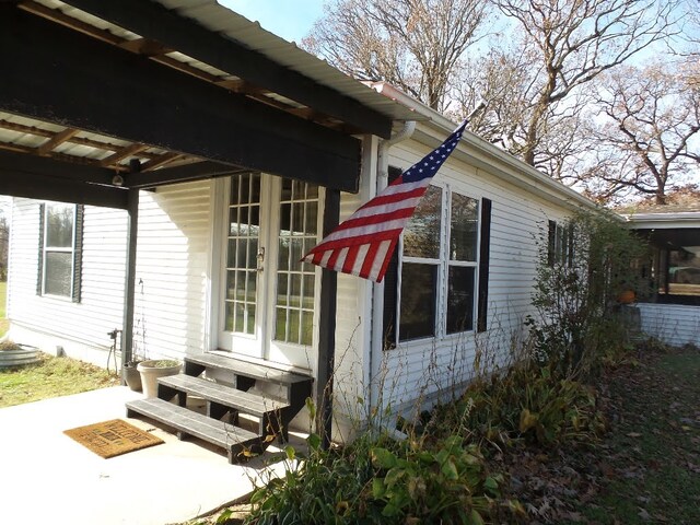 view of side of property