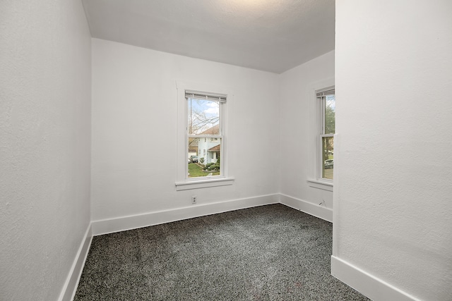 spare room with carpet