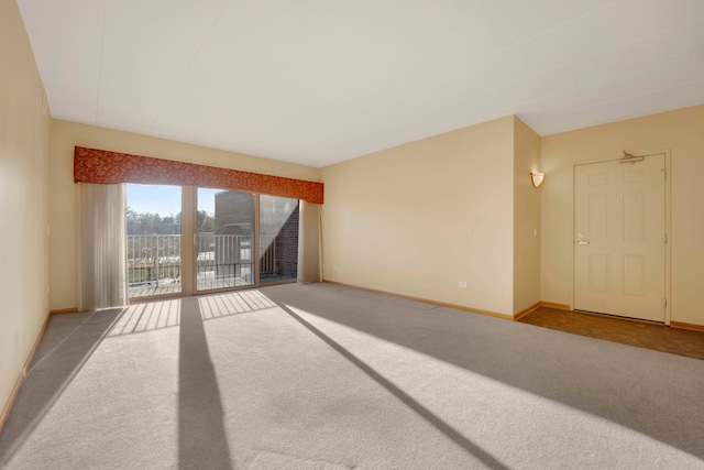 unfurnished room featuring carpet flooring