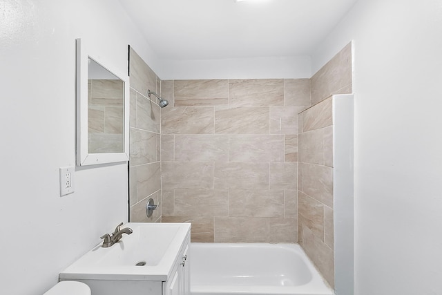 6317 S Eberhart Ave, Chicago, IL 60637 - full bathroom featuring vanity, tub / shower combination, and toilet