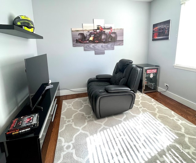 interior space featuring hardwood / wood-style flooring