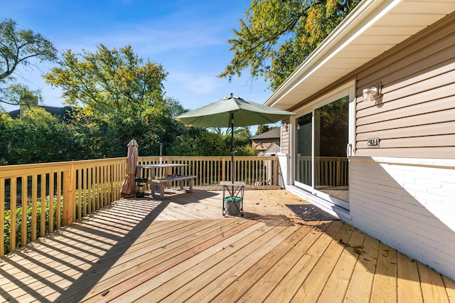 view of deck