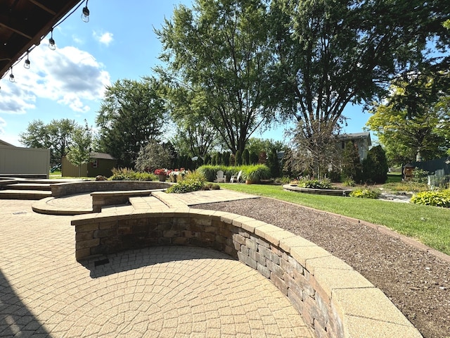 exterior space with a patio area