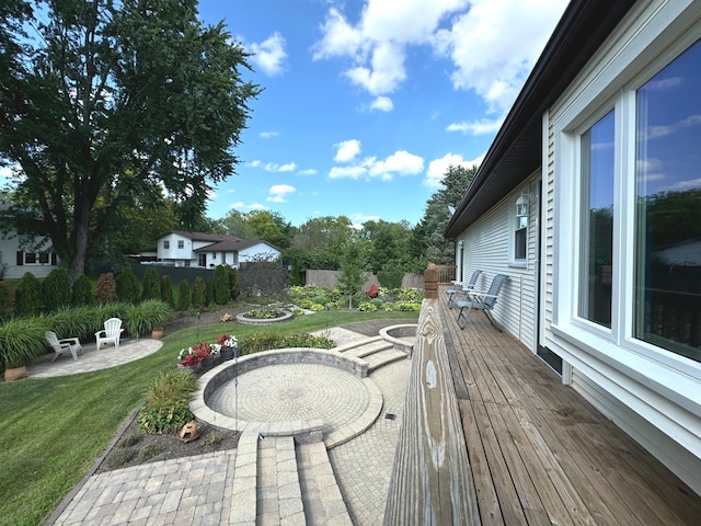 exterior space with a yard and a patio