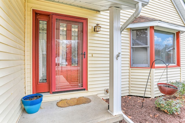 view of entrance to property