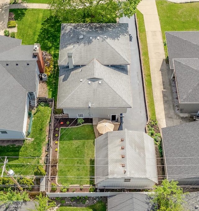 1019 N Webster St, Naperville, IL 60563 - bird's eye view