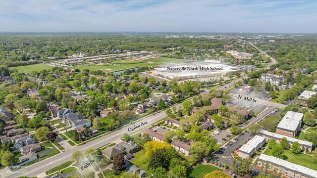 1019 N Webster St, Naperville, IL 60563 - aerial view of property's location