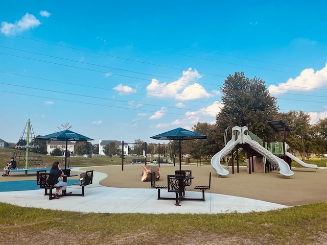 view of play area