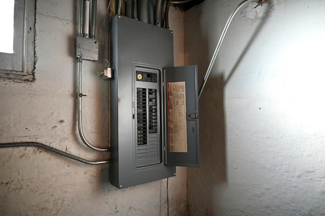 utility room featuring electric panel