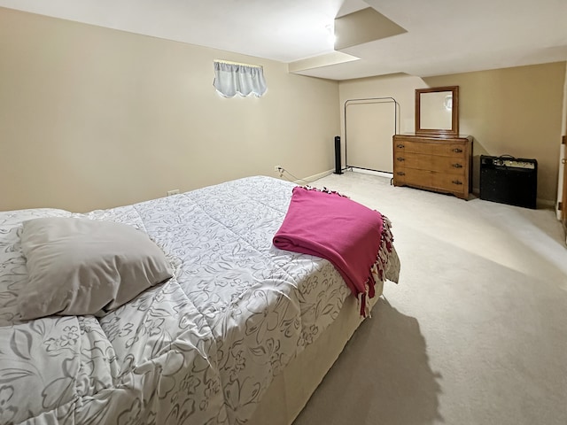 bedroom with carpet flooring