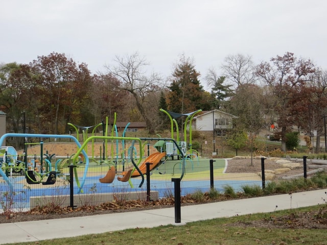 view of play area