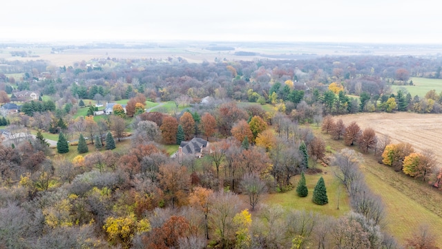 drone / aerial view featuring a rural view