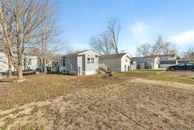 exterior space featuring a yard