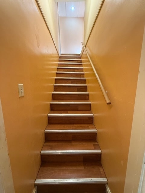 view of stairs