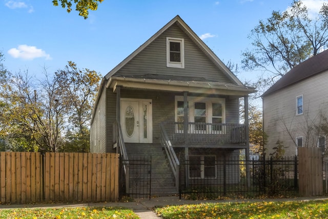 bungalow-style house with a porch