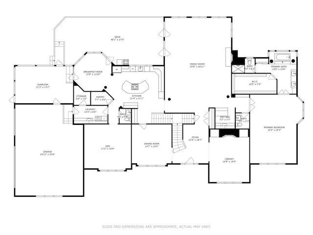 1100 Glencrest Dr, Inverness, IL 60010 - home floor plan