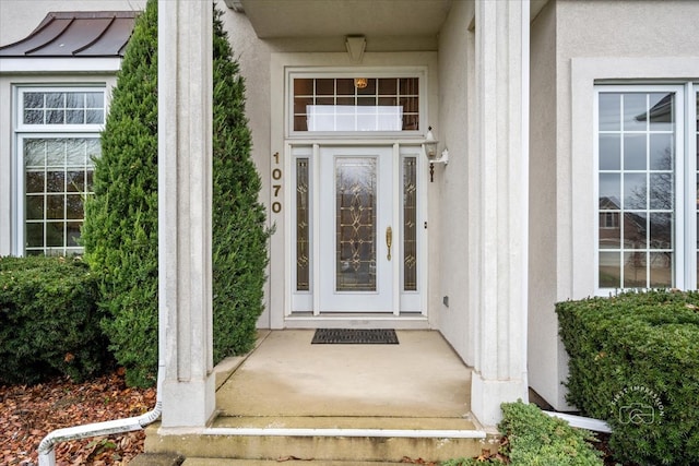 view of property entrance