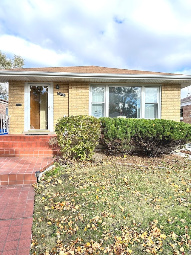 view of front of home