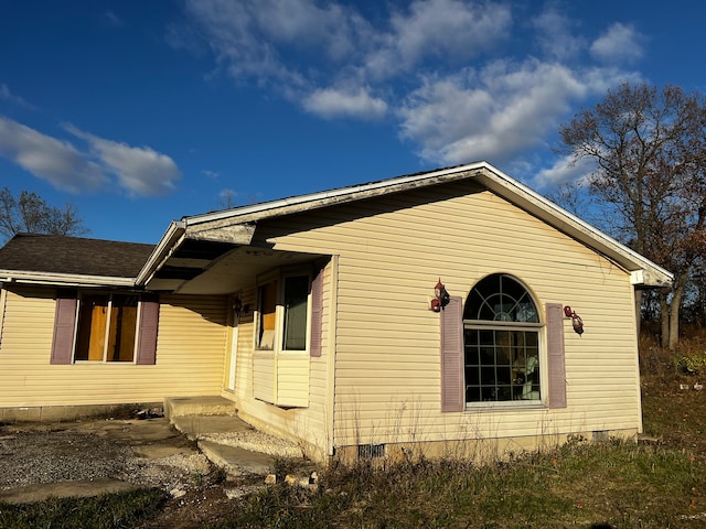 view of side of home