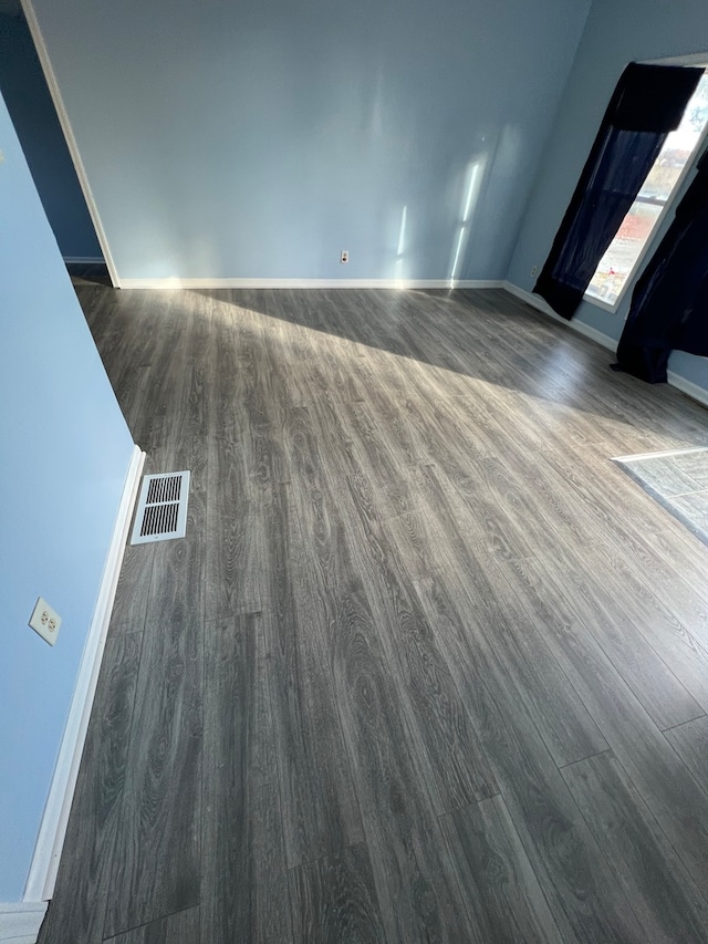 interior space with wood-type flooring