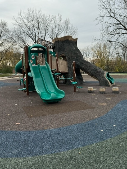 view of play area