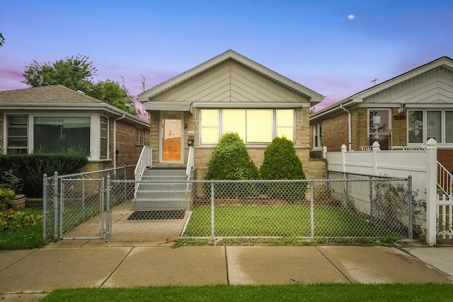 view of bungalow