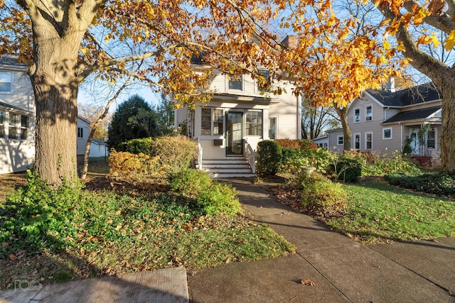 view of front of home