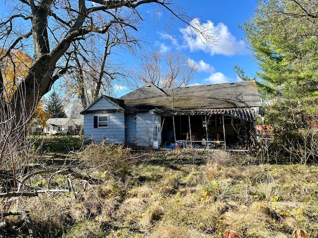 view of rear view of house