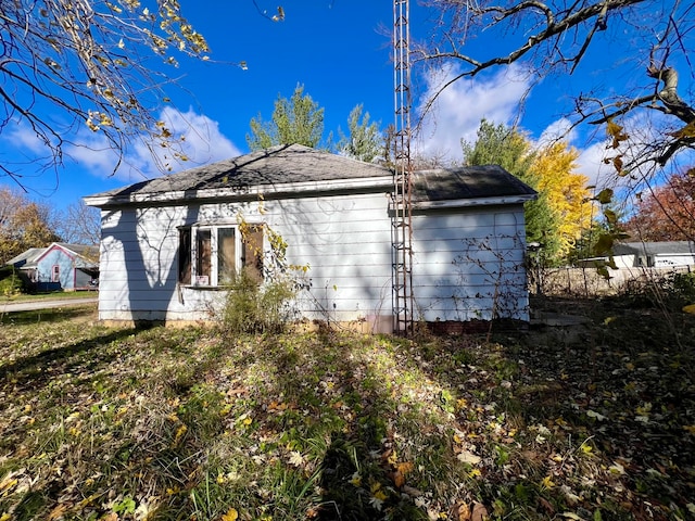 view of home's exterior