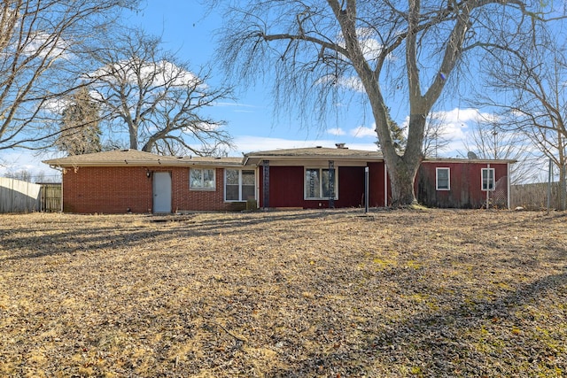 view of ranch-style home