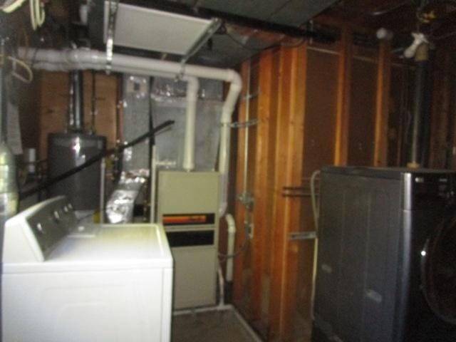 interior space featuring washer / dryer