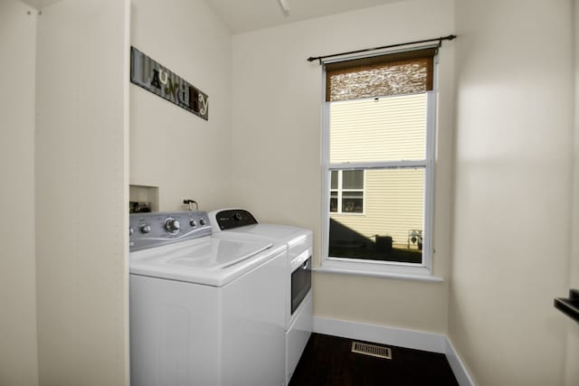 laundry area with washer and clothes dryer