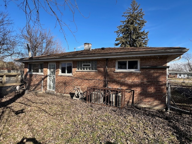 view of back of property