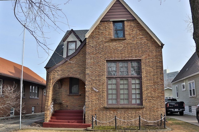 view of english style home