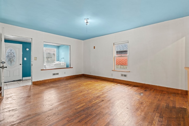 interior space featuring light hardwood / wood-style floors