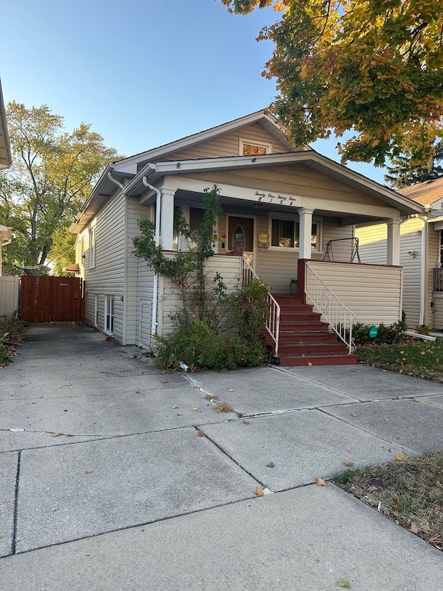 view of front of house