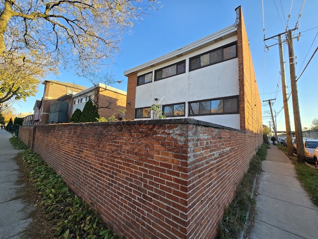 view of side of property