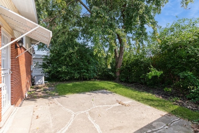 view of patio / terrace featuring cooling unit