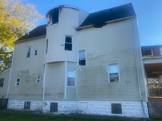 view of rear view of property