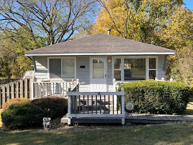 view of bungalow