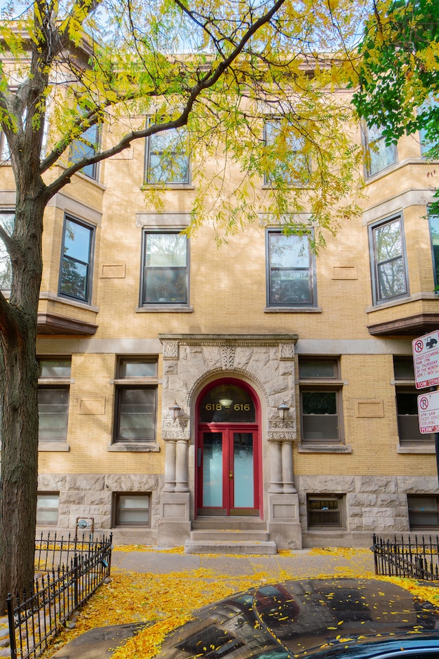 exterior space with french doors