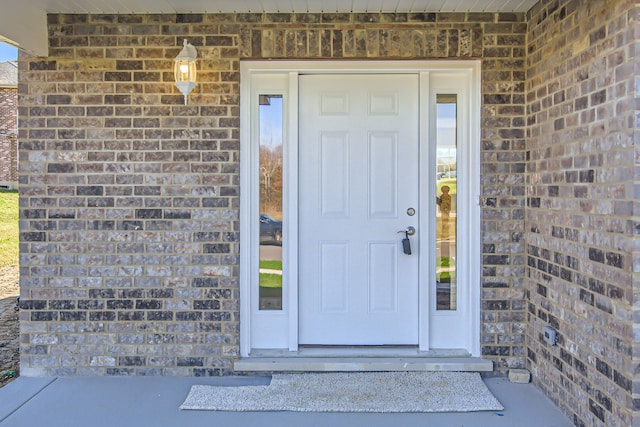 view of entrance to property