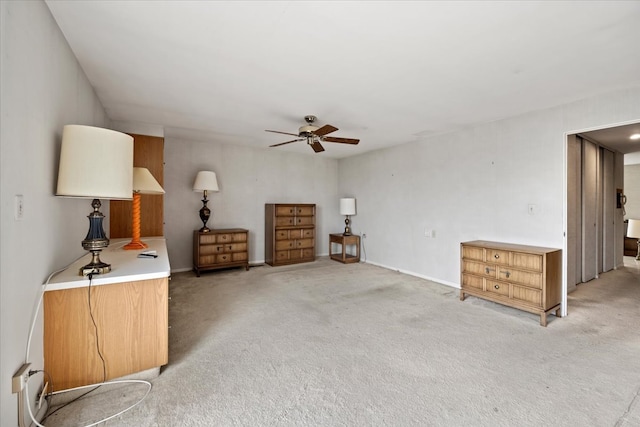 1730 W Galena Blvd Unit 402E, Aurora, IL 60506 - unfurnished room featuring ceiling fan and light carpet
