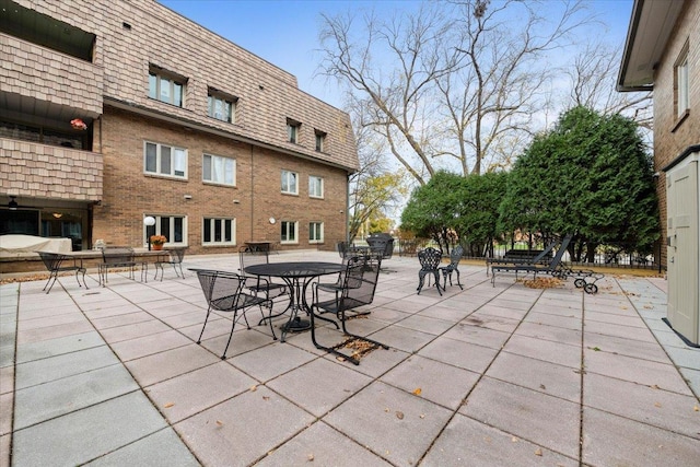 1730 W Galena Blvd Unit 402E, Aurora, IL 60506 - view of patio / terrace with outdoor dining area