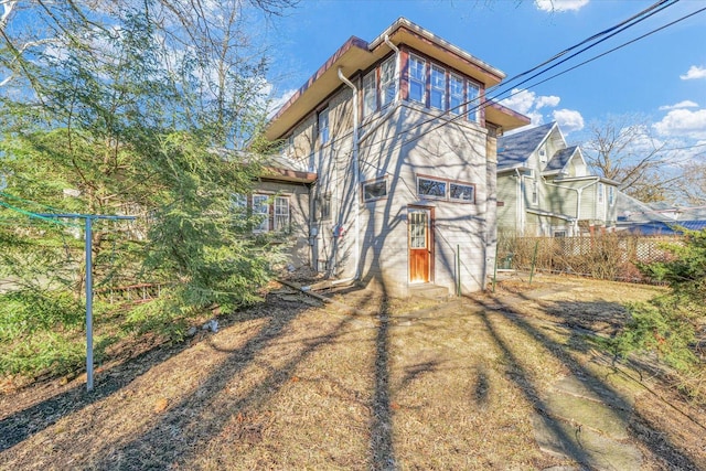 view of rear view of house