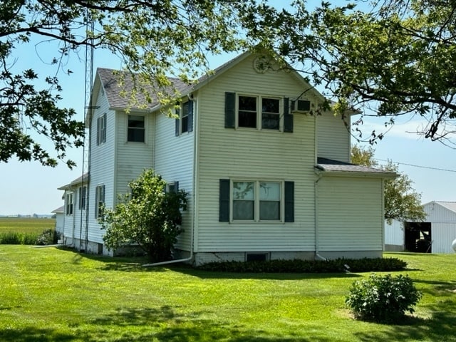 1893 Saint Marys Rd, Sublette, IL 61367 - back of house featuring a yard