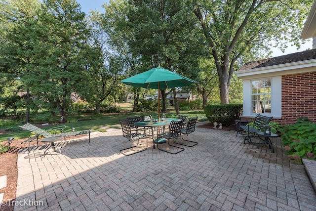 view of patio