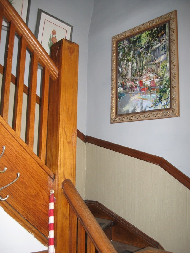 view of staircase